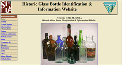 Desktop Screenshot of bottleinfo.historicbottles.com