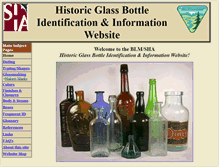 Tablet Screenshot of bottleinfo.historicbottles.com